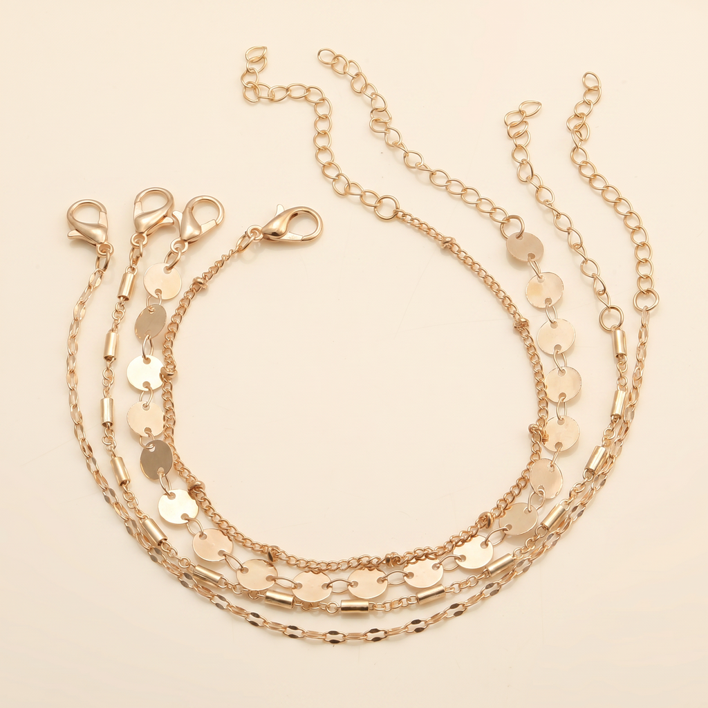 The Everyday Stack — 4 Piece Bracelet Set