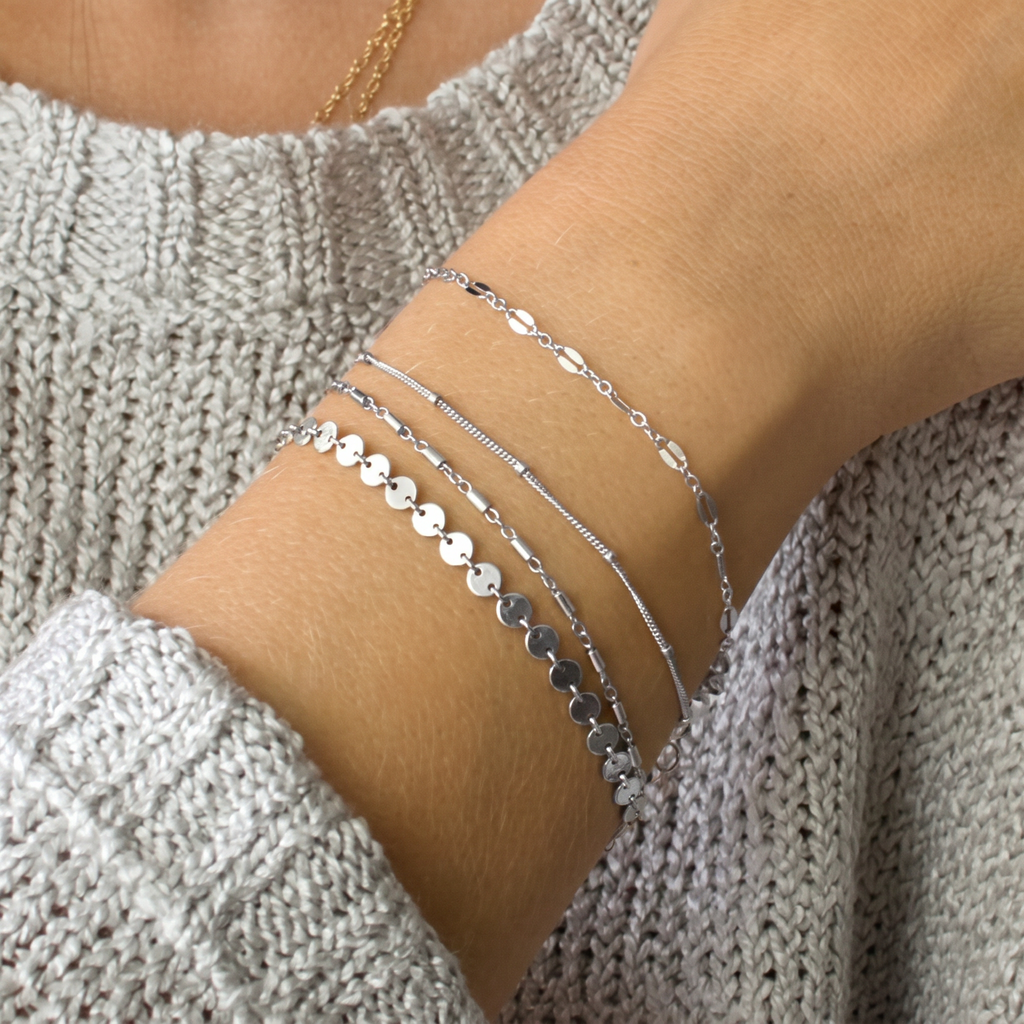 The Everyday Stack — 4 Piece Bracelet Set