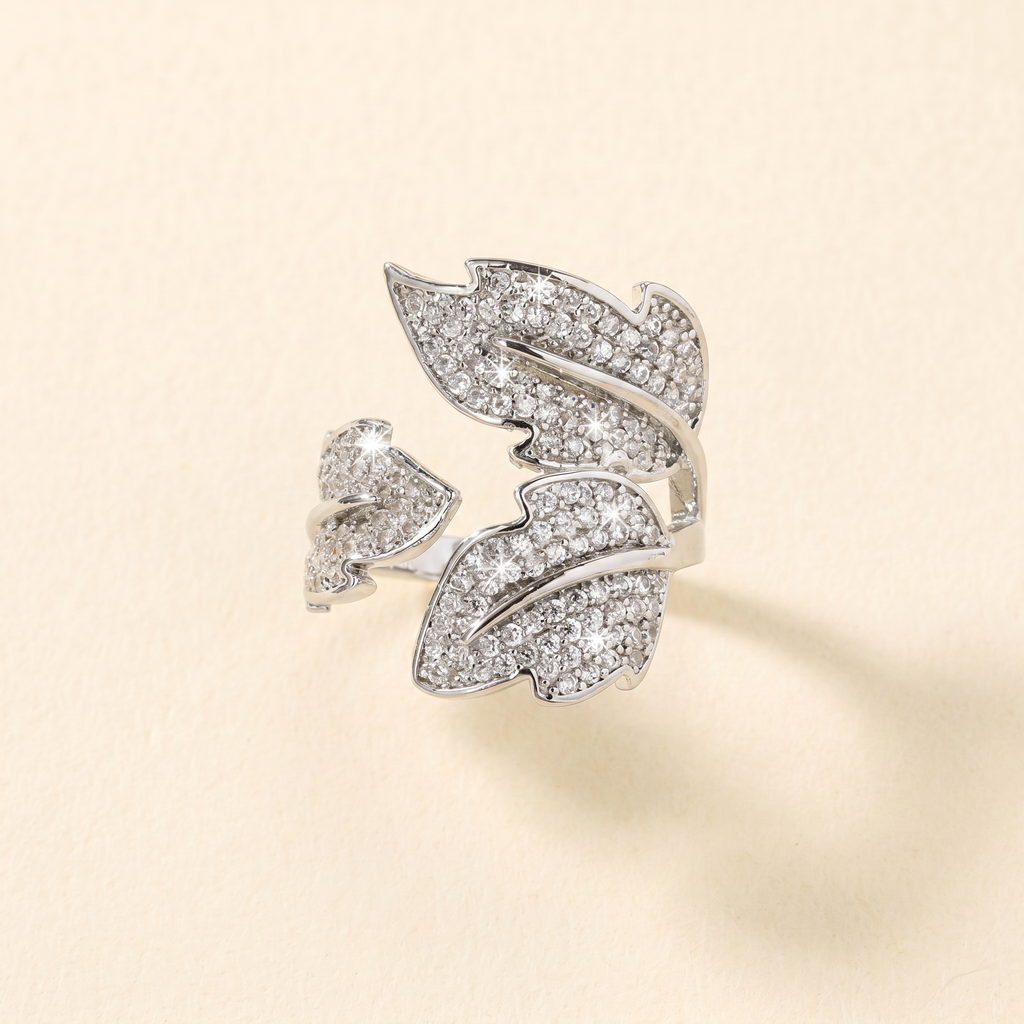 Elara Leaf Ring