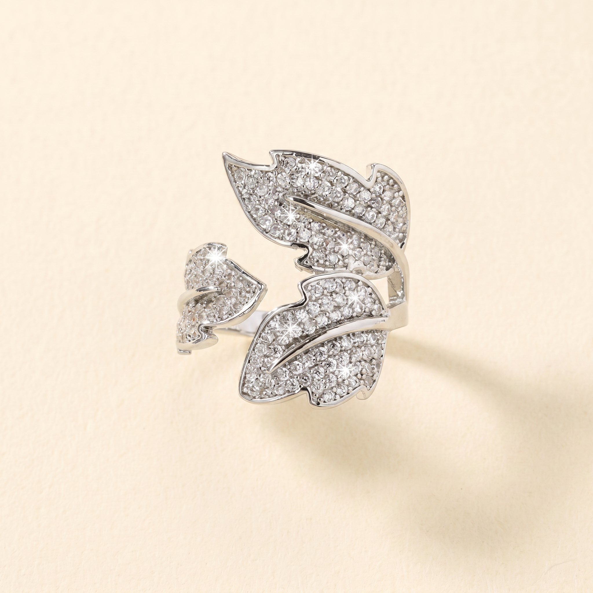 Elara Leaf Ring